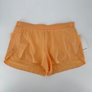 Lululemon Fast & Free HR Split Short 3" RKML Orange XL NWT